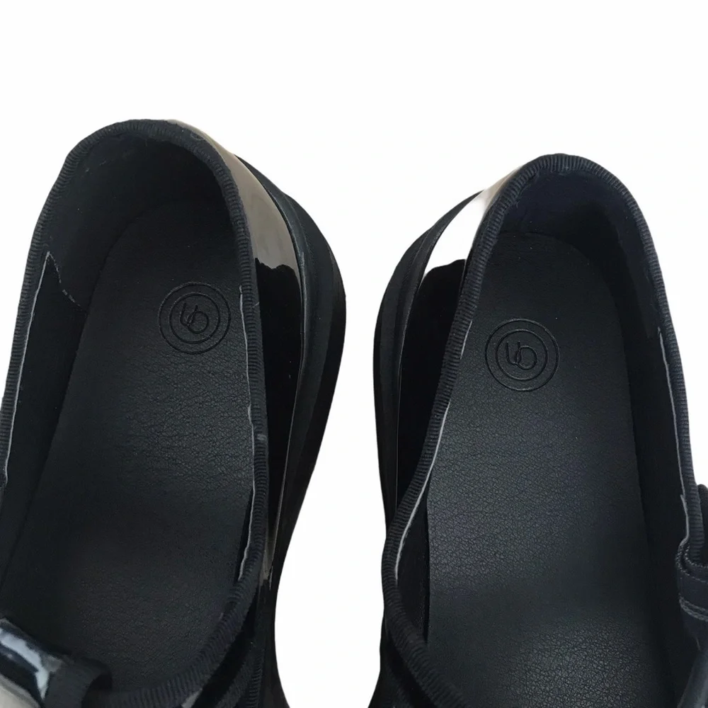 Urban Outfitters Chunky Black T Strap Mary Janes